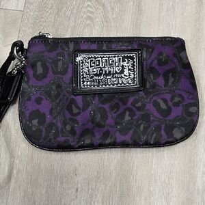 Coach Daisy Ocelot Wristlet